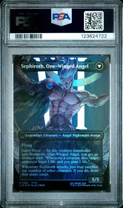 4722 Sephiroth Fabled One-Winged Angel 2025 MTG Final Fantasy #0382 Foil PSA 10 - Image 2