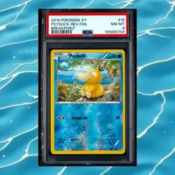 ✨ PSA 8 ✨ 2016 POKEMON XY BREAKPOINT #16 PSYDUCK-REVERSE FOIL - Image 1