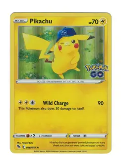 Pokemon TCG Pokemon GO 028/078 - PIKACHU Holo NM sealed promo - Image 1