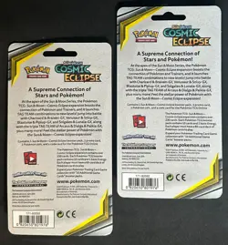 POKEMON SUN MOON COSMIC ECLIPSE BLISTER BOOSTER PACK NEW MISMAGIUS & TERRAKION - Image 2