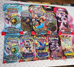 Sealed Pokemon TCG 10 Pack Lot PHANTASMAL FLAMES MEGA EVOLUTIONS DESTINED RIVALS - Image 1