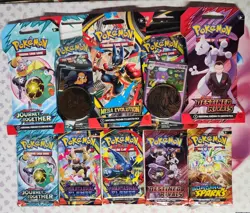 Sealed Pokemon TCG 10 Pack Lot PHANTASMAL FLAMES MEGA EVOLUTIONS DESTINED RIVALS - Image 2