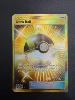 Pokemon - Ultra Ball 161/149 Gold - Sun & Moon Base Set - Image 1