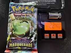 Pokemon Twilight Masquerade Booster Pack Sealed 22.40g 3.69mm - Image 1