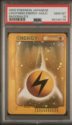 Lightning Energy - McDonald's - Japanese - Holo - PSA 10 GEM MT - Pokemon - Image 1