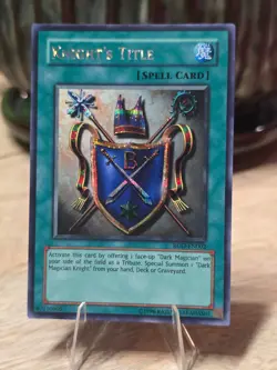 Secret Rare☄ YuGiOh KNIGHT'S TITLE * ROD-EN002 * nm/vlpU - Image 1