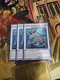 3X Ravenous Crocodragon Archethys MP21-EN067 Common 1ST ED NM Yugioh - Image 1