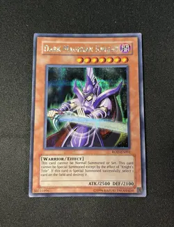 Yugioh Dark Magician Knight ROD-EN001 Parallel Secret Rare LP - Image 1