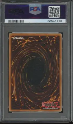 2003 Yu-Gi-Oh1 #007 DARK MAGICIAN Booster Tin Secret Rare PSA 4 VG-EX BW2 - Image 2