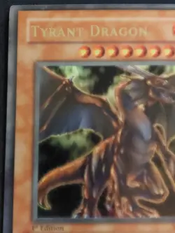 Yugioh Tyrant Dragon LOD-034 Ultra Rare 1st Edition hp - Image 2