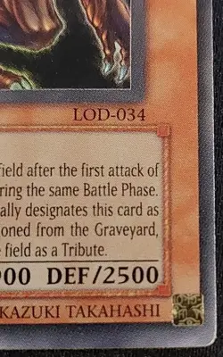 Yugioh Tyrant Dragon LOD-034 Ultra Rare 1st Edition hp - Image 4