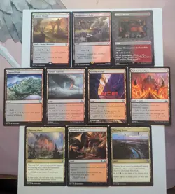 MTG Lands - Rakdos (Black/Red). 10 card lot - Image 1