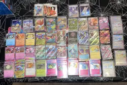 Pokemon 62 Card Lot Ultra, Illustration, Double And Promo Phantasmal Prismatic++ - Image 1