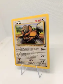 Pokemon TCG Tauros Base Set 2 Unlimited Uncommon Card 62/130 - Image 2