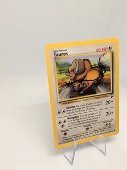 Pokemon TCG Tauros Base Set 2 Unlimited Uncommon Card 62/130 - Image 3