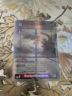 Digimon Card Game AncientGreymon Alternate Art Foil BT17-017 Tamers Selection - Image 1