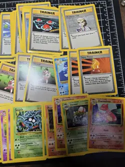 vtg pokemon card lot 90s binder collection pikachu squirtle base bulbasaur tcg - Image 4