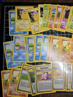 vtg pokemon card lot 90s binder collection pikachu squirtle base bulbasaur tcg - Image 5