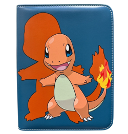 Charmander Card Binder Pokemon Cards Holder 400 Cards w/ 50 Removable Sleeves - Image 1