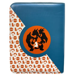 Charmander Card Binder Pokemon Cards Holder 400 Cards w/ 50 Removable Sleeves - Image 2