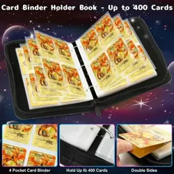 Charmander Card Binder Pokemon Cards Holder 400 Cards w/ 50 Removable Sleeves - Image 3