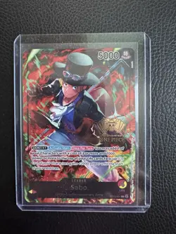 2nd Anniversary WINNER Sabo One Piece TCG Tournament Card- ST13-001 OP Promo - Image 1