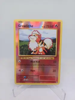 Growlithe Reverse Holo 17/108 - XY Evolutions Pokemon 2016 TCG Card - Image 1