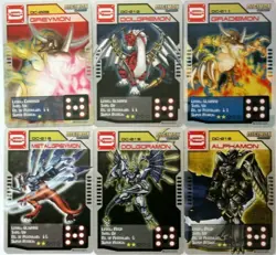 Toei Bandai Digimon Series 1 D-CYBER Collect Card Game Normal Set of 24 - Image 3