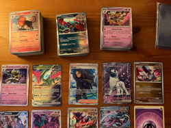 Lot 223 Pokemon Cards mostly common - rarest ones shown in picture - Image 3