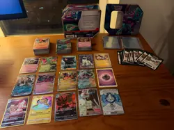 Lot 223 Pokemon Cards mostly common - rarest ones shown in picture - Image 4