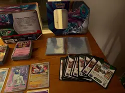 Lot 223 Pokemon Cards mostly common - rarest ones shown in picture - Image 5