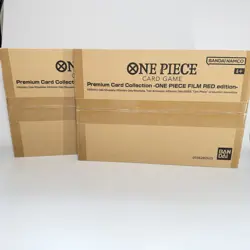 One Piece 2022 Film Red Premium Card Collection Box *2x Box* Factory Sealed - Image 1