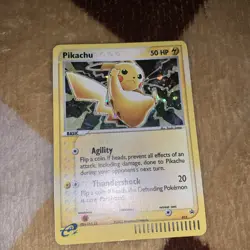 Pokemon Pikachu Black Star Promo 012 E-Reader Holo Card 2003 WOTC LP - Image 1
