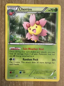 Cherrim - Plasma Storm 7/135 Pokemon Card TCG - MP - Image 1