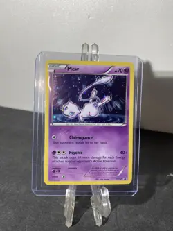 Pokemon TCG 2017 Mew XY192 Black Star Promo Card Cosmos Holo Very Lightly Played - Image 1