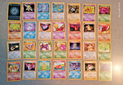Lot of 35 Pokemon 1st Edition Team Rocket Cards Holo Foil Rainbow Energy Swirl - Image 1
