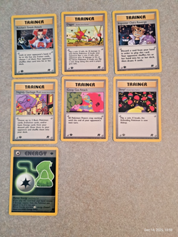 Lot of 35 Pokemon 1st Edition Team Rocket Cards Holo Foil Rainbow Energy Swirl - Image 2
