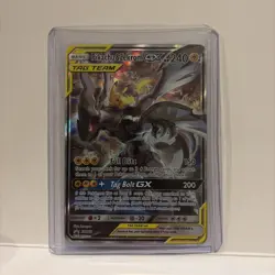 Pikachu & Zekrom Tag Team GX Alternate Full-Art Holo Promo Pokemon Card (SM168) - Image 1