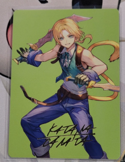 Zidane, Tantalus Thief Gold Stamp Art Series Card Final Fantasy MTG Magic 49/53 - Image 1