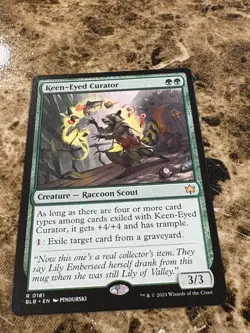 KEEN-EYED CURATOR Magic MTG Bloomburrow - Image 1