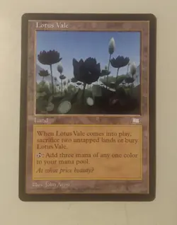 Magic The Gathering Lotus Vale - Weatherlight Edition (near mint) - Image 1