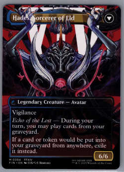 Magic the Gathering: Emet-Selch, Unsundered (Borderless) Final Fantasy Reg 0394 - Image 2