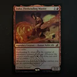MTG: Avatar: The Last Airbender Eternal-Legal, Zuko, Firebending Master - Foil - Image 1