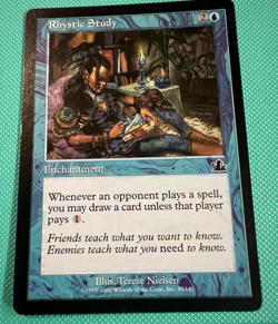 Rhystic Study - Prophecy - MTG - Magic the Gathering - Image 1