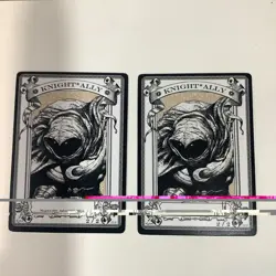 2 Autographed Signed RK Post token Magic, the gathering Knight ally Token 2/2 - Image 1