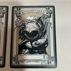 2 Autographed Signed RK Post token Magic, the gathering Knight ally Token 2/2 - Image 2