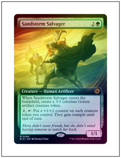 1x Sandstorm Salvager, Extended Art - Foil, Outlaws of Thunder Junction, NM - Image 1