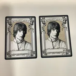 2 Autographed Signed RK Post token Star Wars, Luke Skywalker Knight ally 2/2 - Image 1