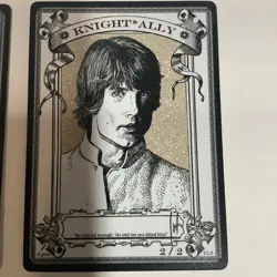 2 Autographed Signed RK Post token Star Wars, Luke Skywalker Knight ally 2/2 - Image 2