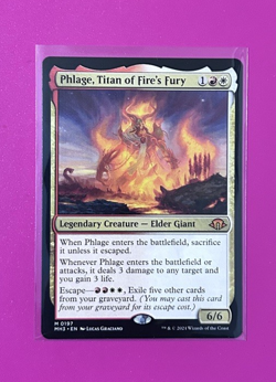 **Phlage, Titan of Fire's Fury** -Modern Horizons 3 (MH3) #197- Near Mint - - Image 1